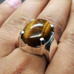 Natural Eye Tiger Ring