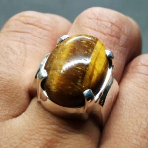 Natural Eye Tiger Ring