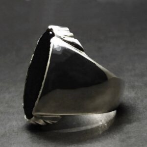 Big Black Stone Ring