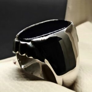Big Black Stone Ring