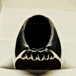 Big Black Stone Ring