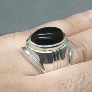 Natural Yemeni Blood Red Aqeeq Ring