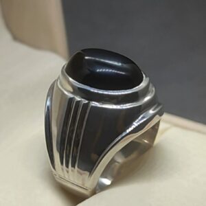 Natural Yemeni Blood Red Aqeeq Ring