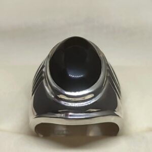 Natural Yemeni Blood Red Aqeeq Ring