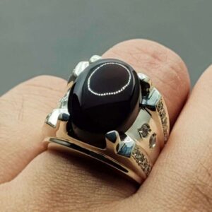 sterling silver carnelian ring