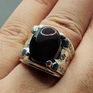 sterling silver carnelian ring