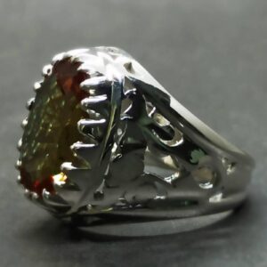 Oval Cut 12 Carat Alexandrite Men’s Ring
