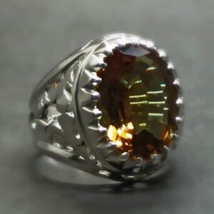 Oval Cut 12 Carat Alexandrite Men’s Ring