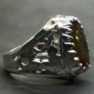 Oval Cut 12 Carat Alexandrite Men’s Ring