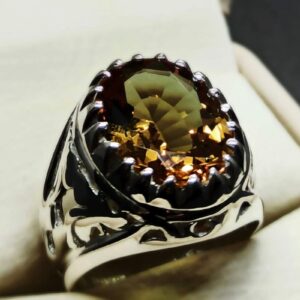 Oval Cut 12 Carat Alexandrite Men’s Ring