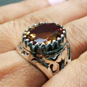 Oval Cut 12 Carat Alexandrite Men’s Ring