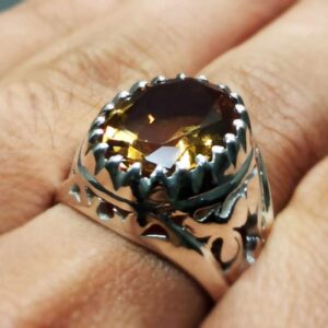 Oval Cut 12 Carat Alexandrite Men’s Ring