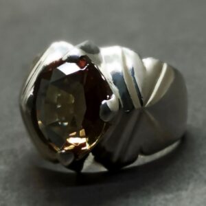 5 Carat Color Changing Lab Alexandrite Sterling Silver 925, 14k, 18k Gold Handmade Mens Designed Ring