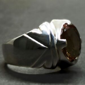 5 Carat Color Changing Lab Alexandrite Sterling Silver 925, 14k, 18k Gold Handmade Mens Designed Ring