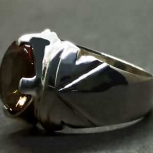 5 Carat Color Changing Lab Alexandrite Sterling Silver 925, 14k, 18k Gold Handmade Mens Designed Ring