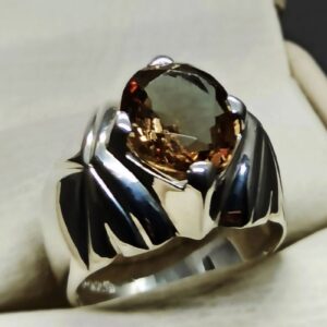 5 Carat Color Changing Lab Alexandrite Sterling Silver 925, 14k, 18k Gold Handmade Mens Designed Ring