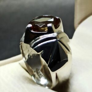 5 Carat Color Changing Lab Alexandrite Sterling Silver 925, 14k, 18k Gold Handmade Mens Designed Ring